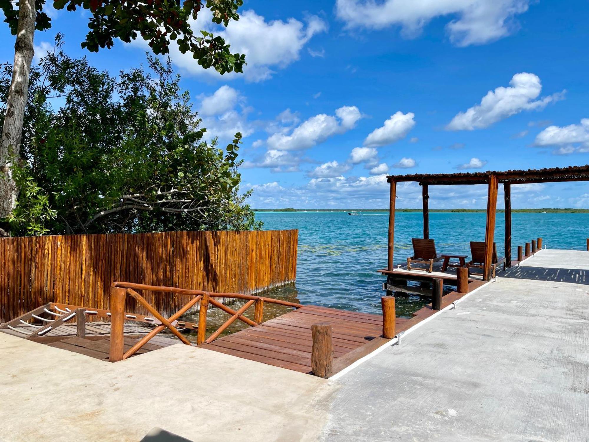 Casa Sol Y Luna -Beautiful Sunrises And Infinity Pool Bacalar Exterior foto