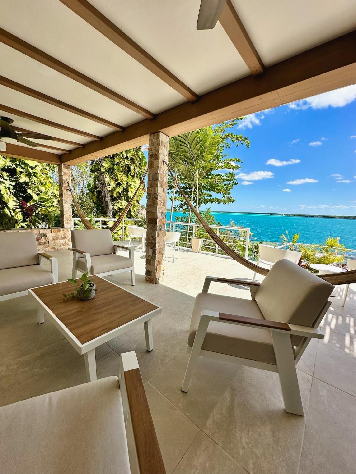 Casa Sol Y Luna -Beautiful Sunrises And Infinity Pool Bacalar Exterior foto