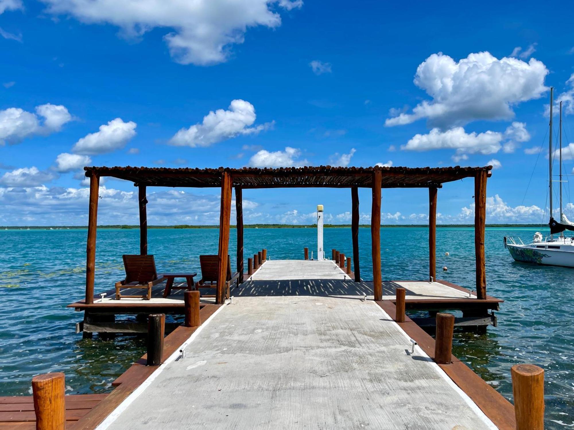 Casa Sol Y Luna -Beautiful Sunrises And Infinity Pool Bacalar Exterior foto